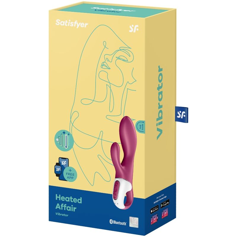 SATISFYER - VIBRADOR HEATED AFFAIR PONTO G