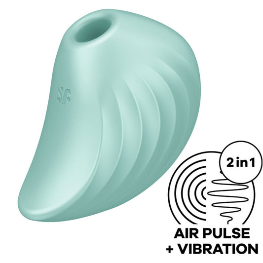 SATISFYER - ESTIMULADOR E VIBRADOR PEARL DIVER VERDE