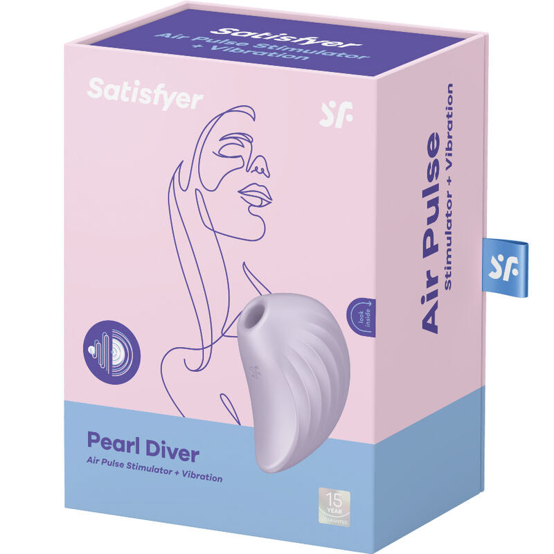 SATISFYER - PEARL DIVER STIMULATOR AND VIBRATOR GREEN