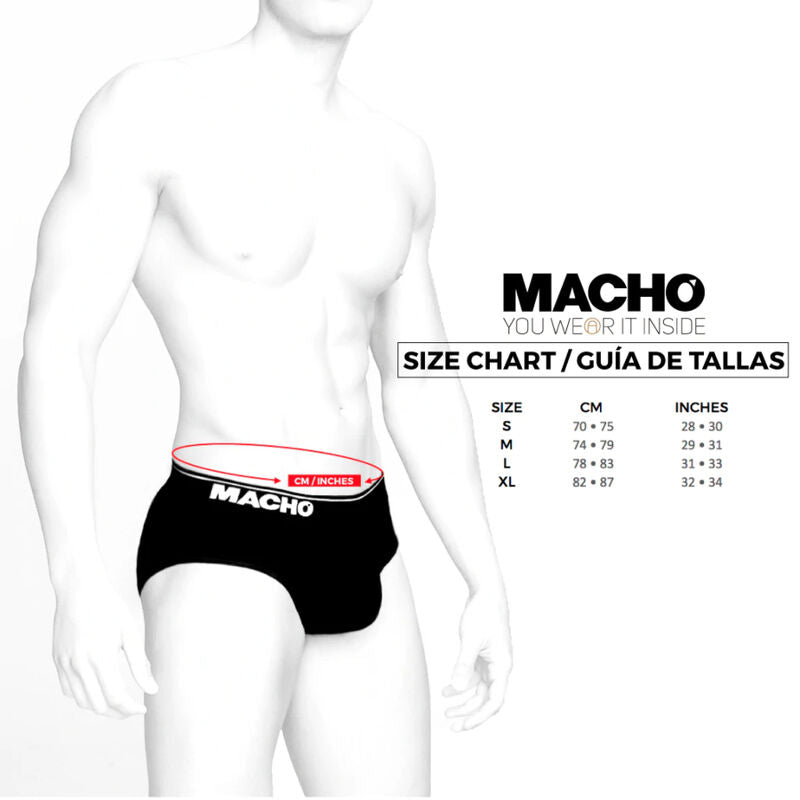 MALE - MS24A DARK YELLOW BRIEF UNDERWEAR S