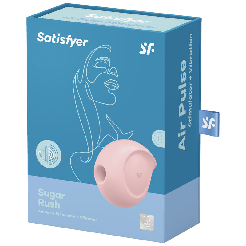 SATISFYER - ESTIMULADOR SUGAR RUSH E VIBRADOR ROSA