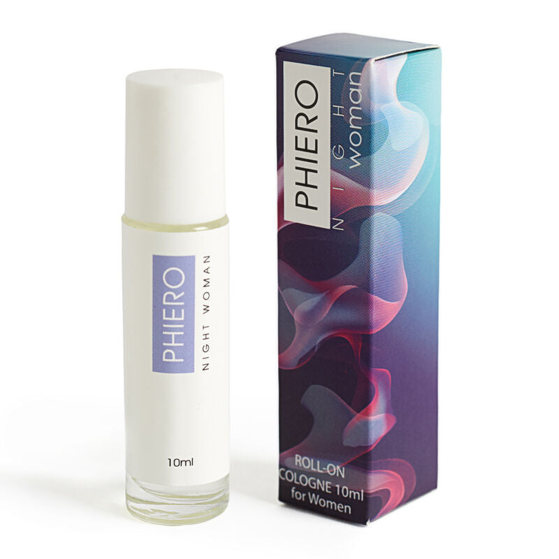 500 COSMÉTICOS - PHIERO NIGHT WOMAN PERFUME FEROMONAS COM ROLL-ON