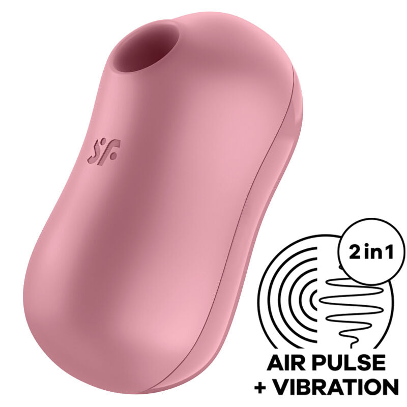 SATISFYER - COTTON CANDY LILAC VIBRATOR AND STIMULATOR