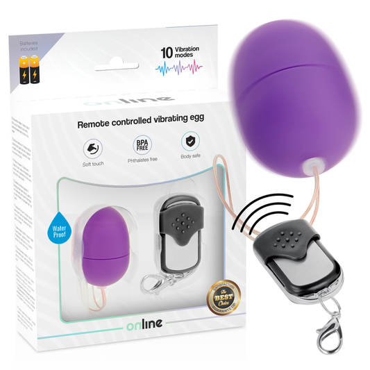 ONLINE - REMOTE CONTROL VIBRATING EGG S LILAC