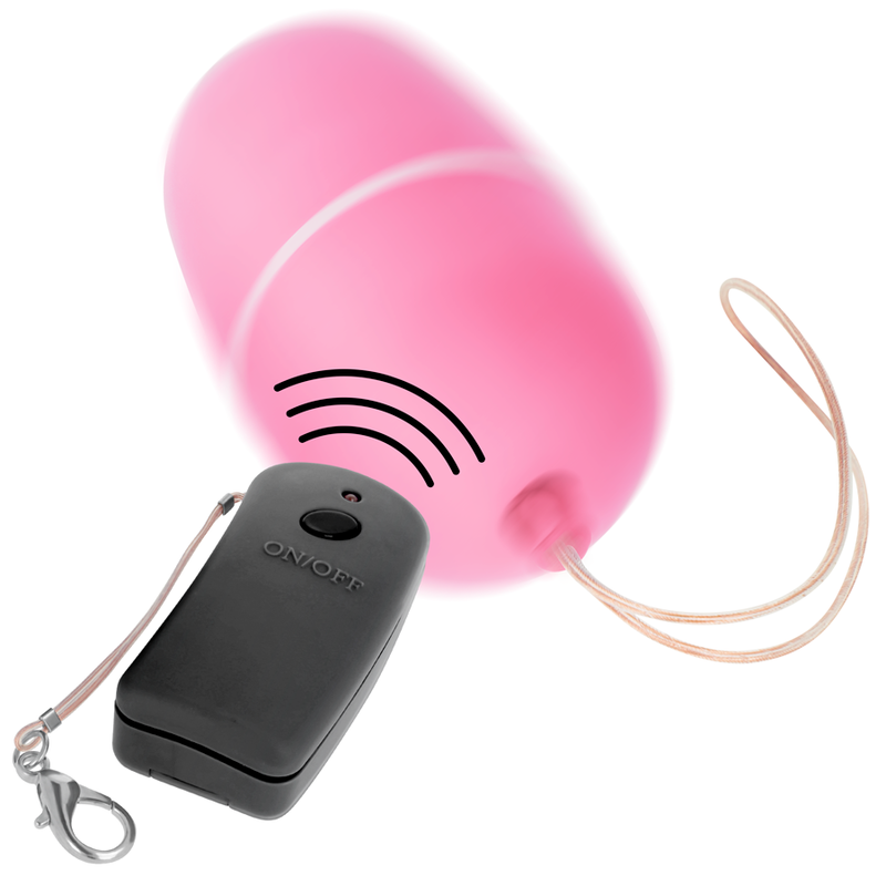 ONLINE - PINK VIBRATING EGG WITH REMOTE CONTROL