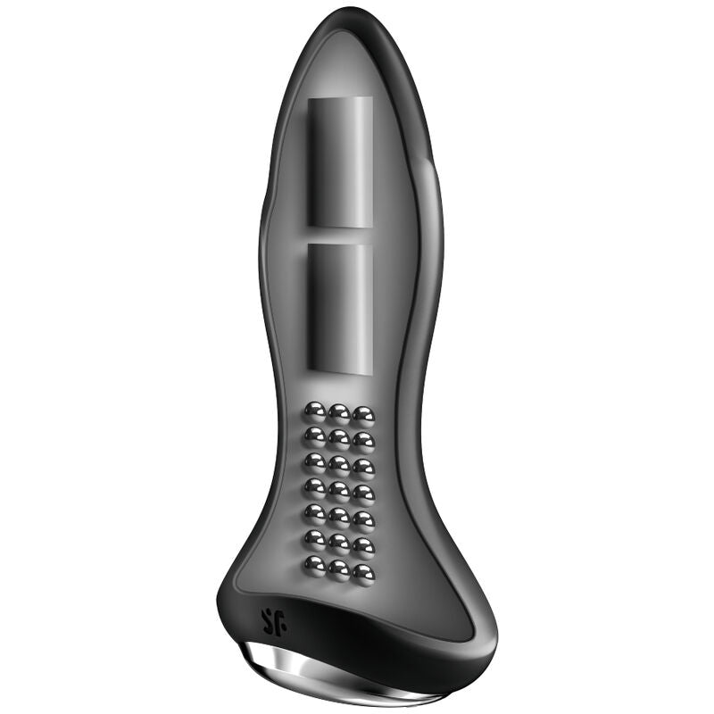 SATISFYER - ROTATOR PLUG 1+ PLUG VIBRADOR APP ROJO