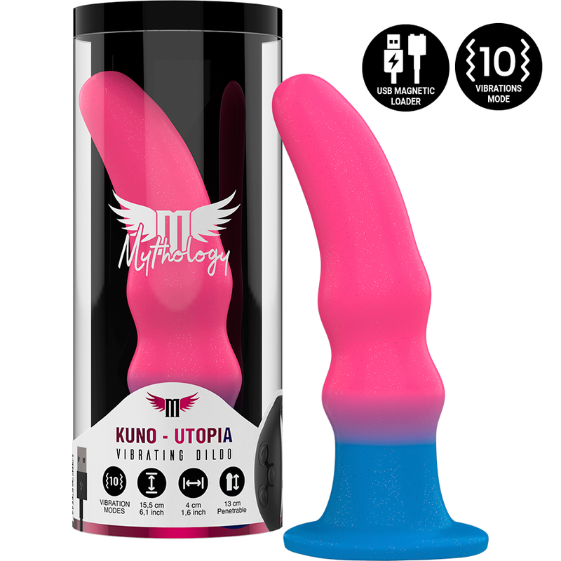 MITOLOGIA - KUNO UTOPIA DILDO M - VIBRADOR COMPATÍVEL COM TECNOLOGIA WIRELESS WATCHME