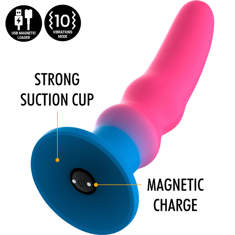 MITOLOGIA - KUNO UTOPIA DILDO M - VIBRADOR COMPATÍVEL COM TECNOLOGIA WIRELESS WATCHME