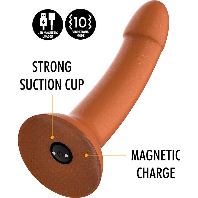 MITOLOGIA - RUNE ROYAL DILDO M - VIBRADOR COMPATÍVEL COM TECNOLOGIA WIRELESS WATCHME