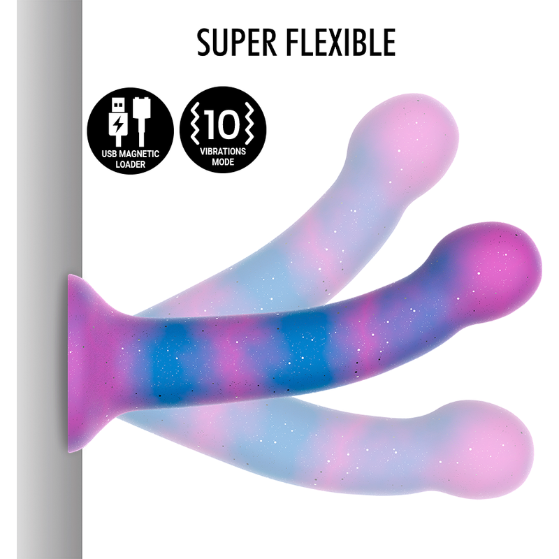 MITOLOGIA - DION GALACTIC DILDO S - VIBRADOR COMPATÍVEL COM TECNOLOGIA WIRELESS WATCHME