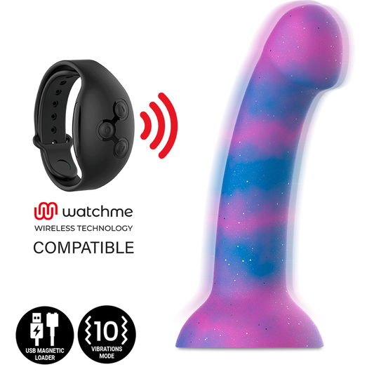 MITOLOGIA - DION GALACTIC DILDO M - VIBRADOR COMPATÍVEL COM TECNOLOGIA WIRELESS WATCHME