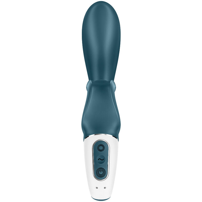 SATISFYER - HUG ME VIBRATOR RABBIT APP BLUE