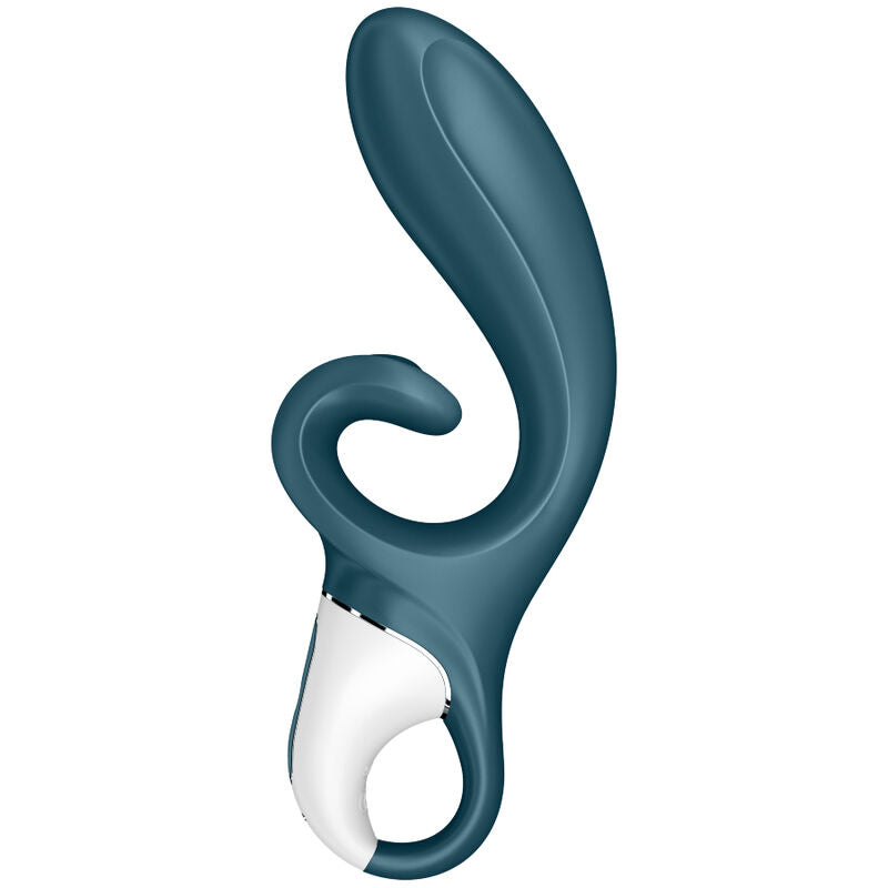 SATISFYER - HUG ME VIBRATOR RABBIT APP BLUE