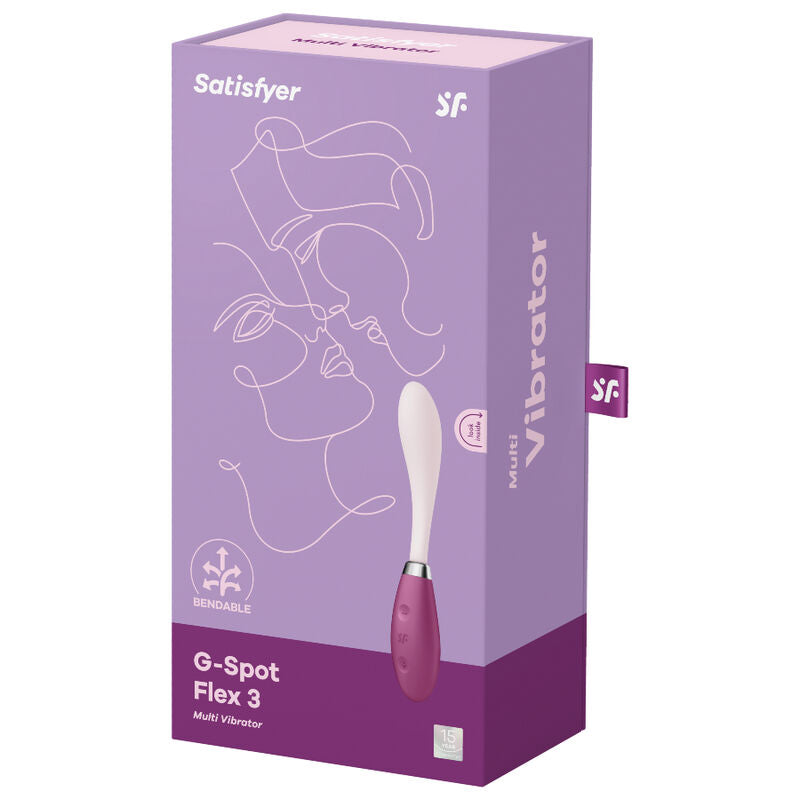 SATISFYER - G-SPOT FLEX 3 MULTI VIBRADOR CINZA