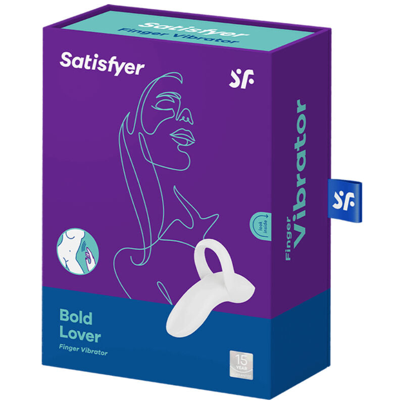 SATISFYER - BOLD LOVER DEDAL VIBRANTE BRANCO