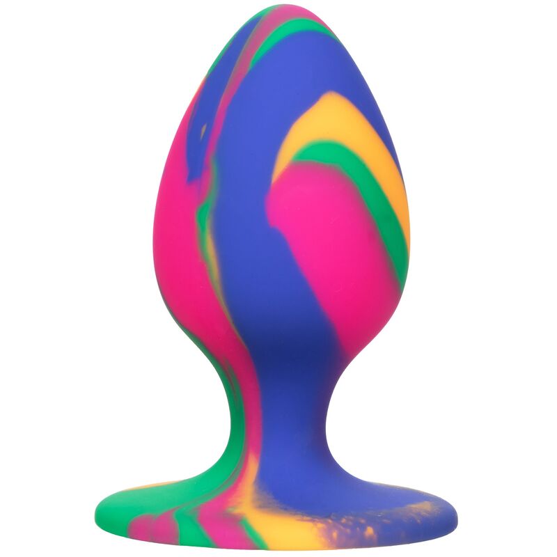 CALEXOTICS - CHEEKY MEDIUM TIE-DYE ANAL PLUG