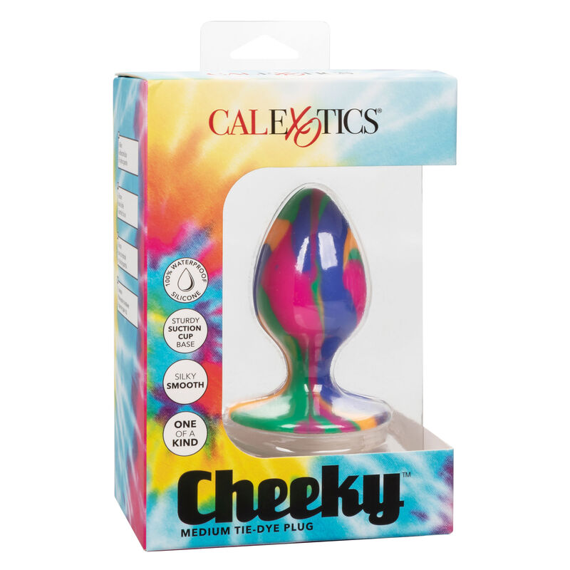 CALEXOTICS - CHEEKY MEDIUM TIE-DYE ANAL PLUG