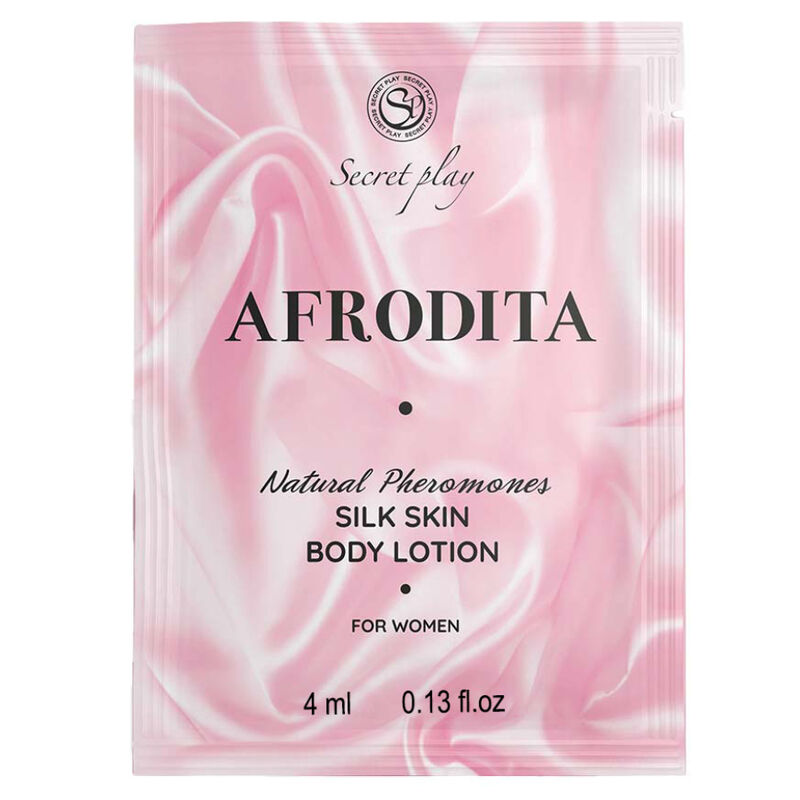 SECRETPLAY - APHRODITE SILK SKIN LOÇÃO CORPORAL DOSE ÚNICA 4 ML