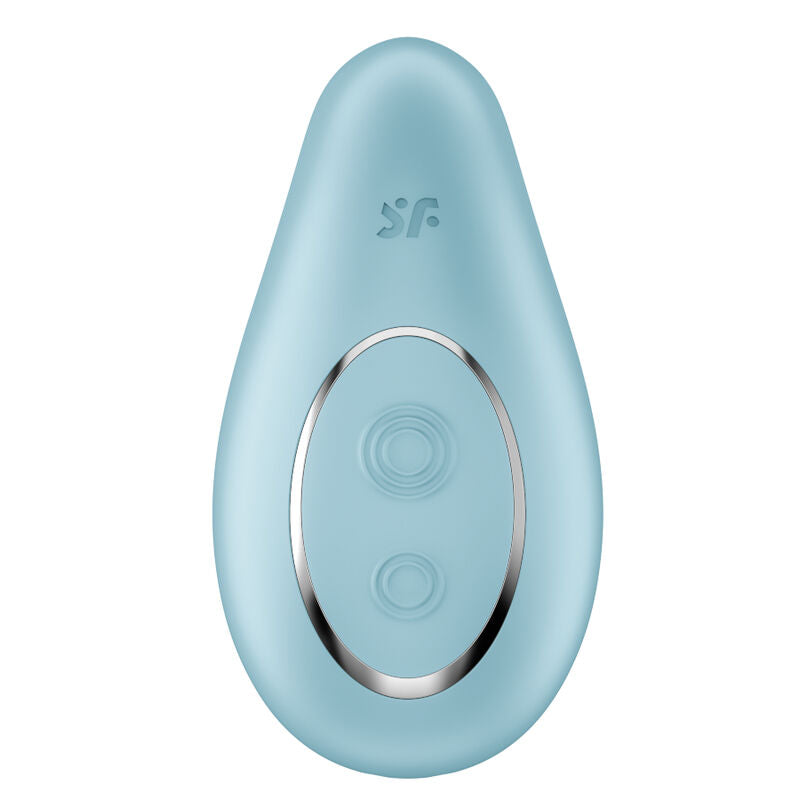 SATISFYER - DIPPING DELIGHT LAY-ON VIBRATOR BLUE