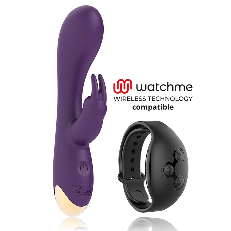 TREASURE - VIBRADOR LAURENCE RABBIT COMPATÍVEL COM TECNOLOGIA WIRELESS WATCHME