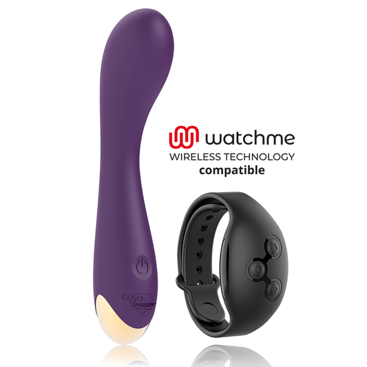 TREASURE - VIBRADOR HANSEL G-SPOT COMPATÍVEL COM A TECNOLOGIA WIRELESS WATCHME