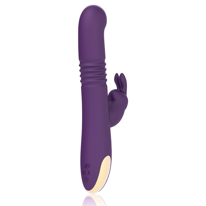 TREASURE - BASTIAN RABBIT PARA CIMA E PARA BAIXO, ROTATOR E VIBRADOR COMPATÍVEL COM TECNOLOGIA WIRELESS WATCHME