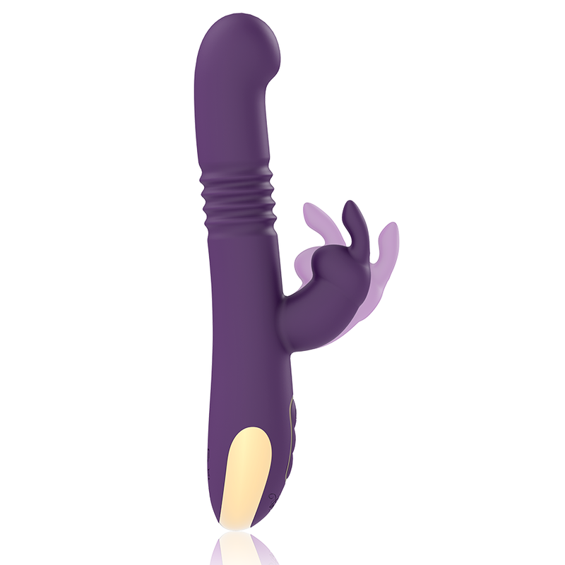 TREASURE - BASTIAN RABBIT PARA CIMA E PARA BAIXO, ROTATOR E VIBRADOR COMPATÍVEL COM TECNOLOGIA WIRELESS WATCHME