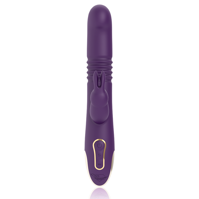 TREASURE - BASTIAN RABBIT PARA CIMA E PARA BAIXO, ROTATOR E VIBRADOR COMPATÍVEL COM TECNOLOGIA WIRELESS WATCHME