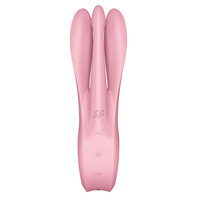 SATISFYER - TRÊS 1 VIBRADOR AZUL