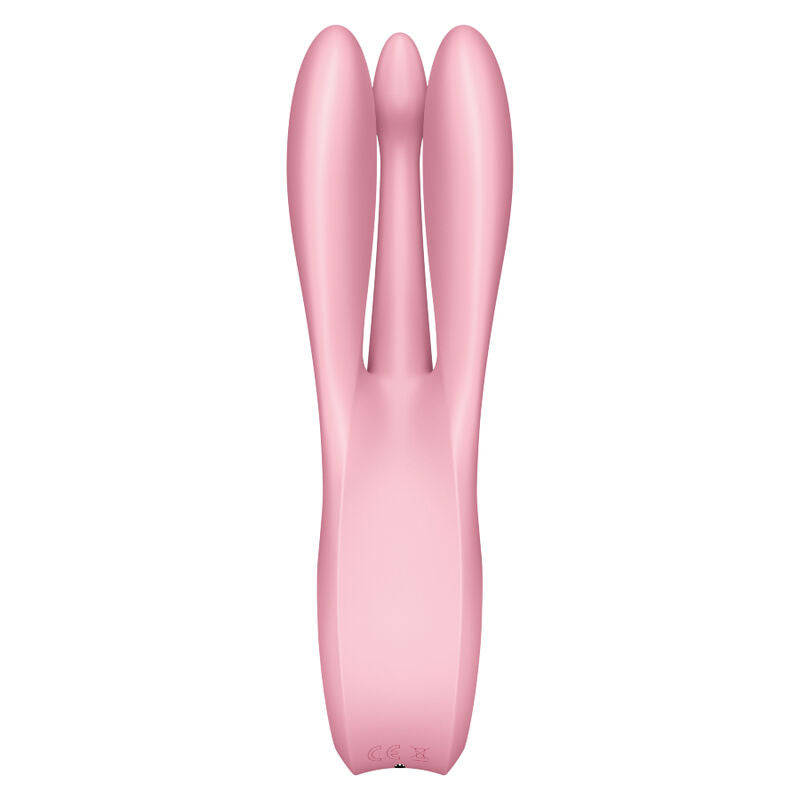 SATISFYER - TRÊS 1 VIBRADOR AZUL