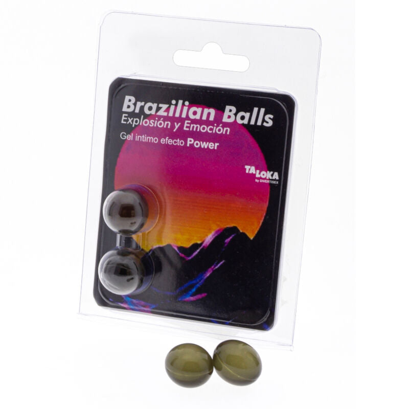 TALOKA - BRAZILIAN BALLS EXCITING GEL POWER EFFECT 2 BALLS