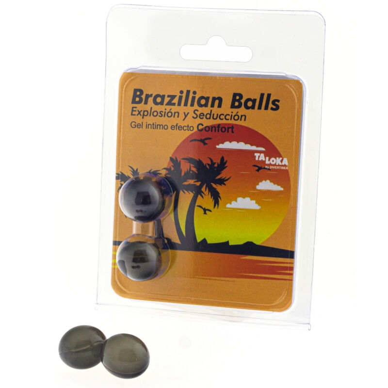 TALOKA - BOLINHAS BRASILEIRAS GEL EFEITO CONFORTO EXCITING 2 BOLAS