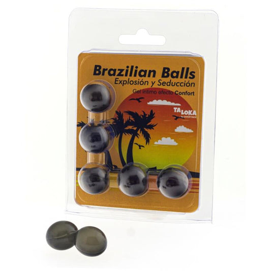 TALOKA - BOLAS BRASILEIRAS GEL EFEITO CONFORTO EXCITING 5 BOLAS