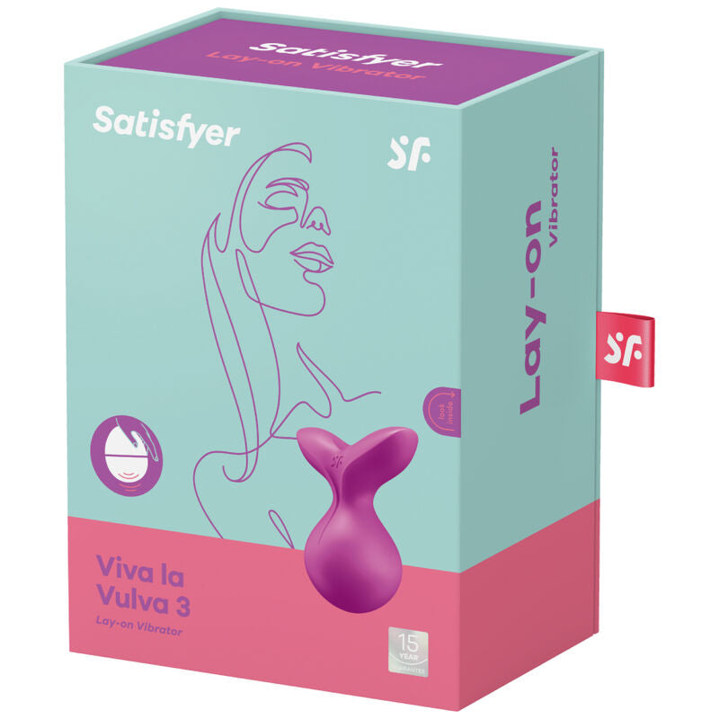 SATISFYER - VIVA LA VULVA 3 VIBRATOR LAY-ON GREEN