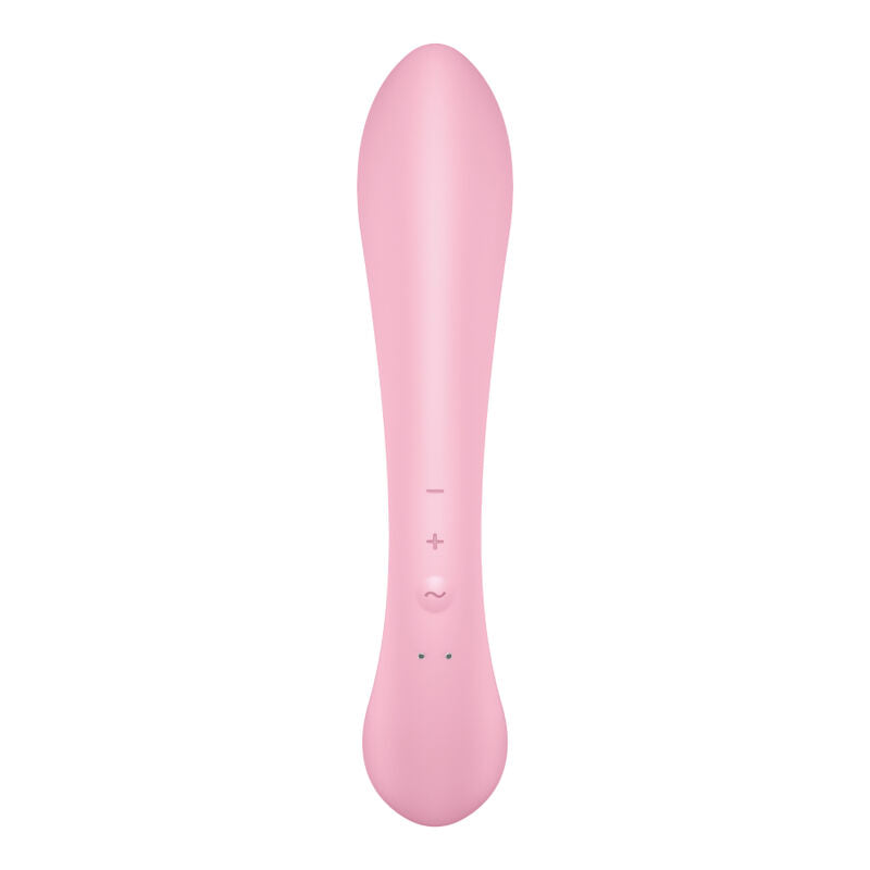 SATISFYER - VIBRADOR HÍBRIDO TRIPLE OH ROSA