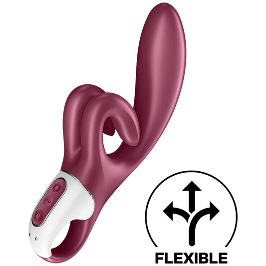 SATISFYER - TOQUE-ME VIBRADOR RED RABBIT