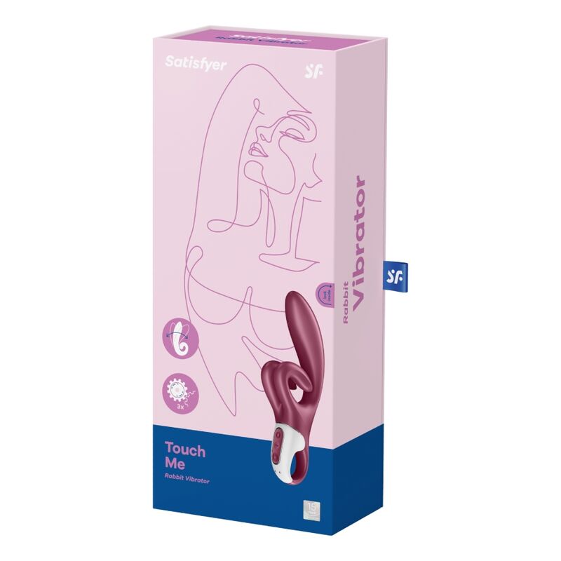 SATISFYER - TOUCH ME VIBRATOR RED RABBIT