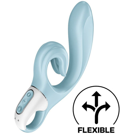 SATISFYER - LOVE ME BLUE RABBIT VIBRATOR