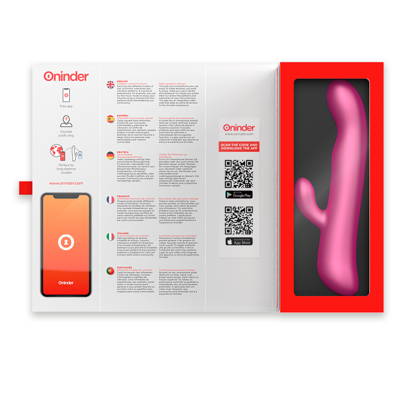 ONINDER - OSLO VIBRATION AND ROTATION PINK - FREE APP