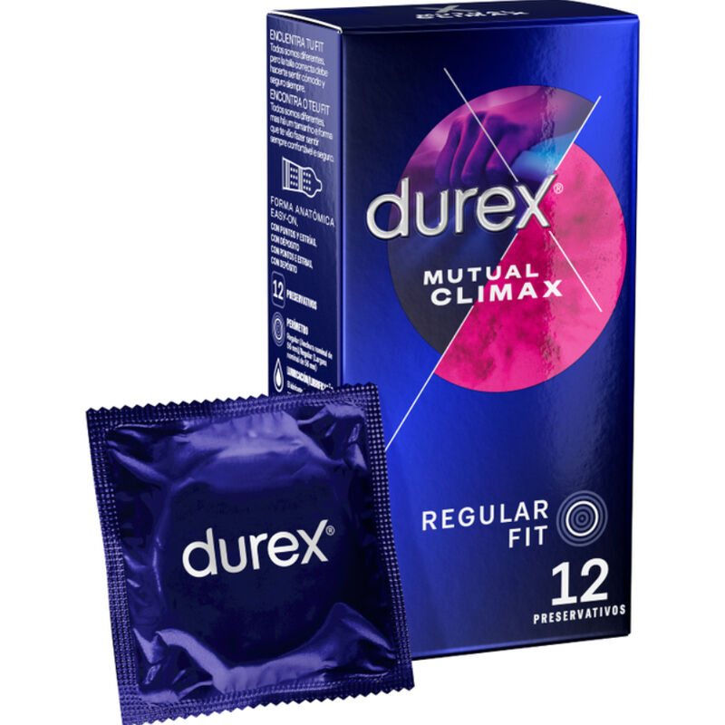 DUREX - CLIMAX MUTUAL 12 UNIDADES