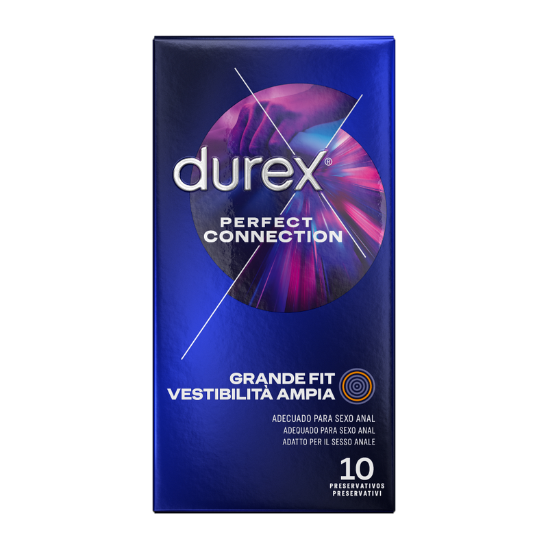 DUREX - PERFECT CONNECTION LUBRIFICAÇÃO EXTRA SILICONE 10 UNIDADES