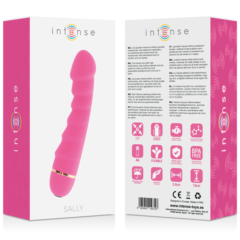 INTENSO - SALLY 20 VELOCIDADES SILICONE ROSA