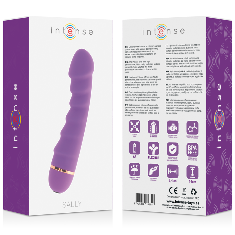 INTENSO - SALLY 20 VELOCIDADES SILICONE LILÁS