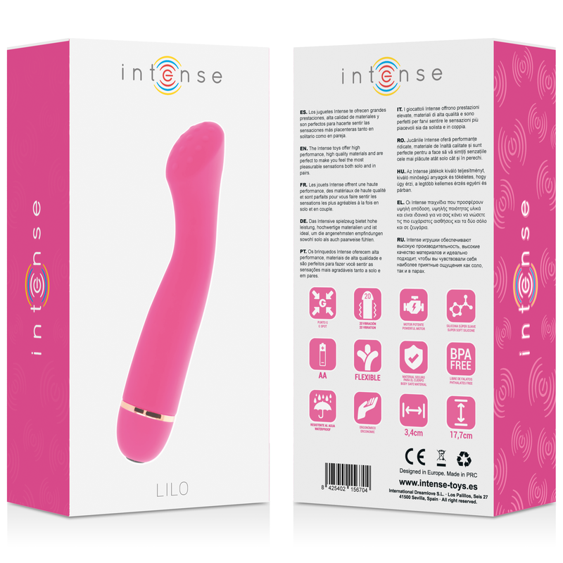 INTENSO - LILO 20 VELOCIDADES SILICONE ROSA