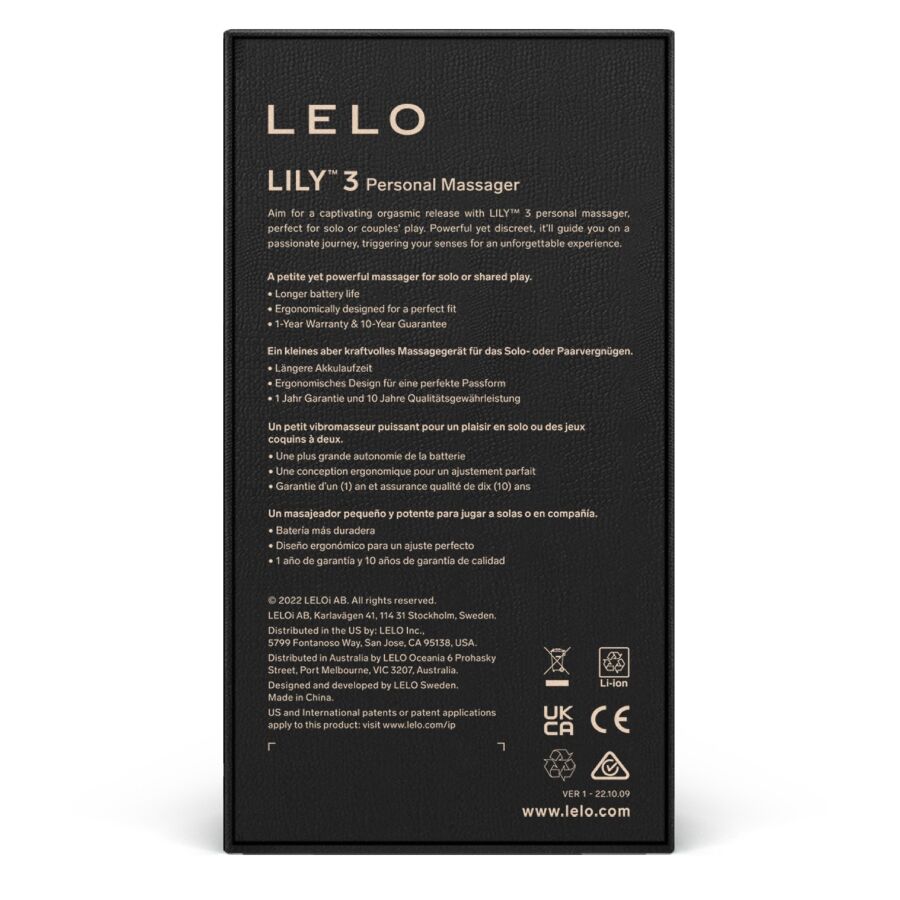 LELO - LILY 3 MASSAGEADOR PESSOAL - VERDE ÁGUA