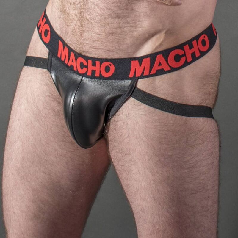 MALE - MX25RC JOCK RED LEATHER M