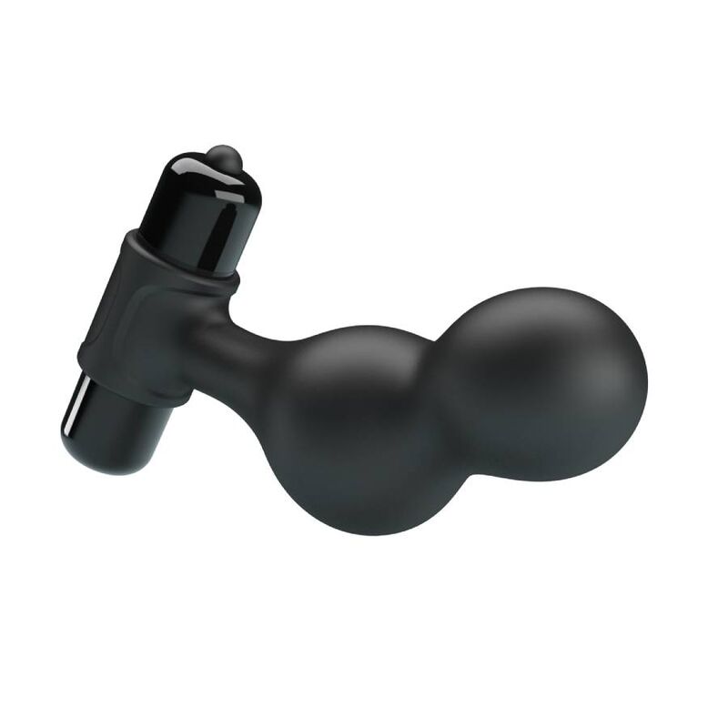 MR PLAY - PLUG ANAL VIBRANTE DE SILICONE PRETO