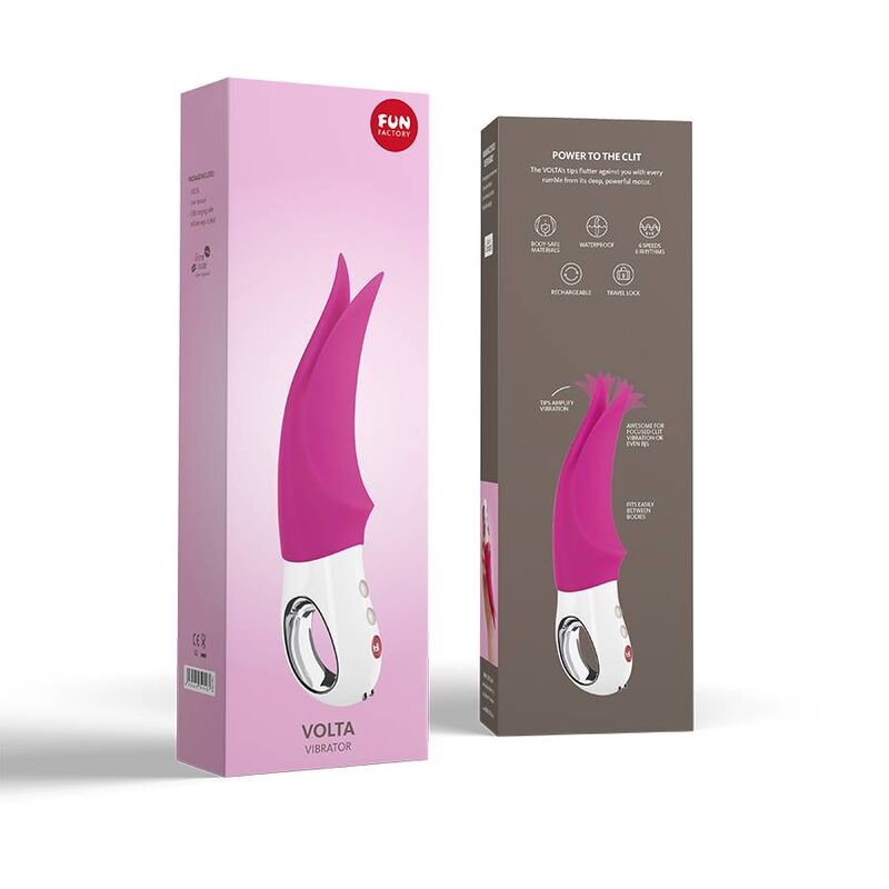 FUN FACTORY - VIBRADOR CLITÓRICO VOLTA G5 BLACKBERRY