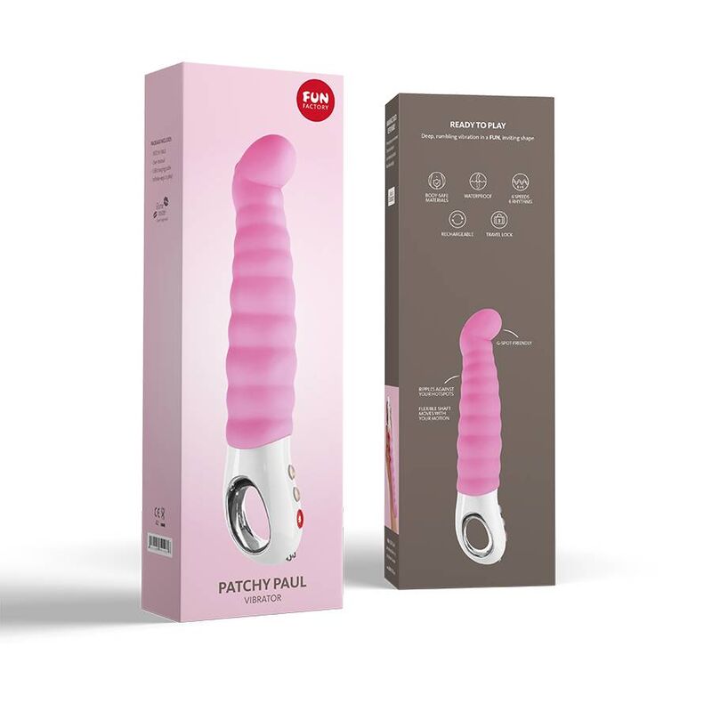 FUN FACTORY - VIBRADOR PATCHY PAUL G5 PONTO G CANDY ROSE