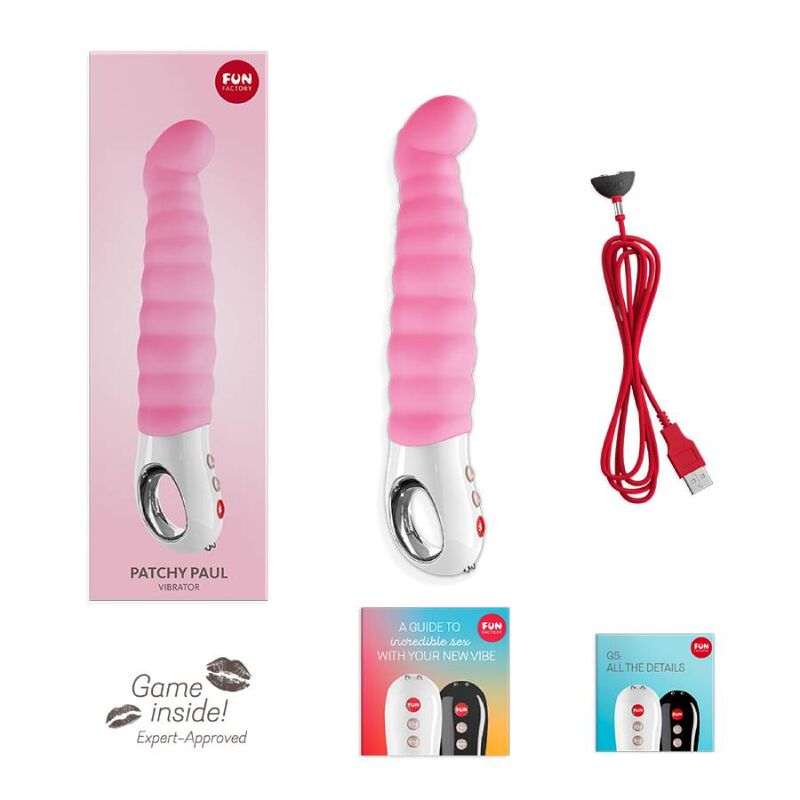 FUN FACTORY - VIBRADOR PATCHY PAUL G5 PONTO G CANDY ROSE